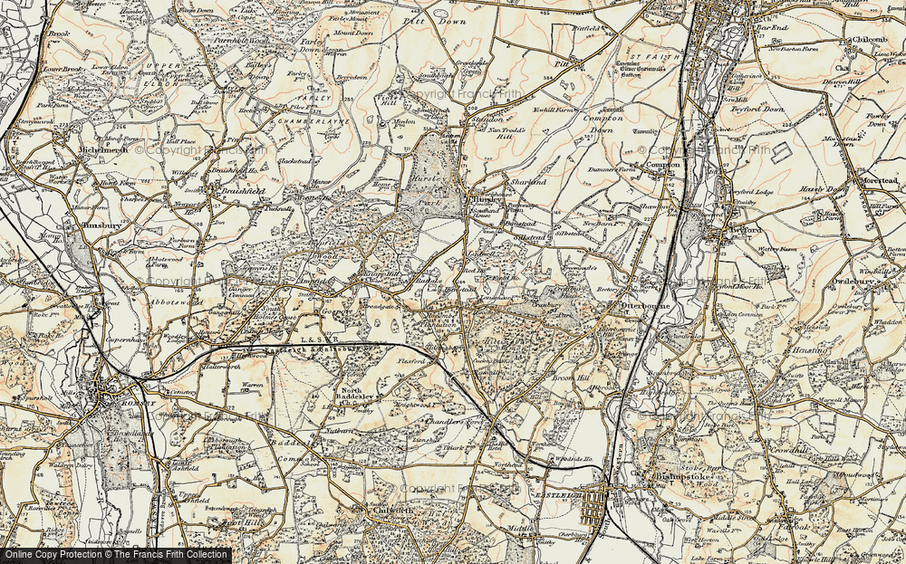 Old Map of Ladwell, 1897-1909 in 1897-1909