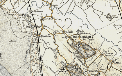 Old map of Lady Green in 1902-1903