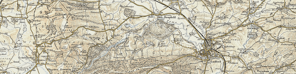 Old map of Lady Halton in 1901-1903