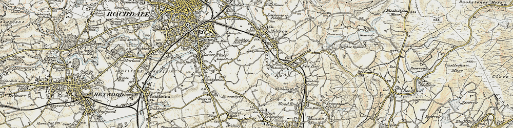 Old map of Lady House in 1903