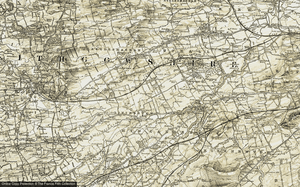 Old Map of Ladywell, 1904 in 1904