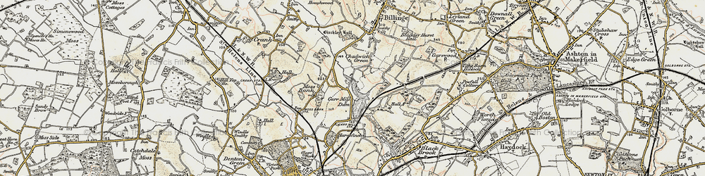 Old map of Laffak in 1903