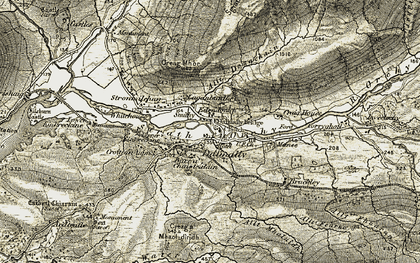 Old map of Laganbuidhe in 1906