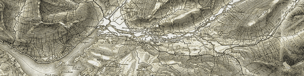 Old map of Laganbuidhe in 1906