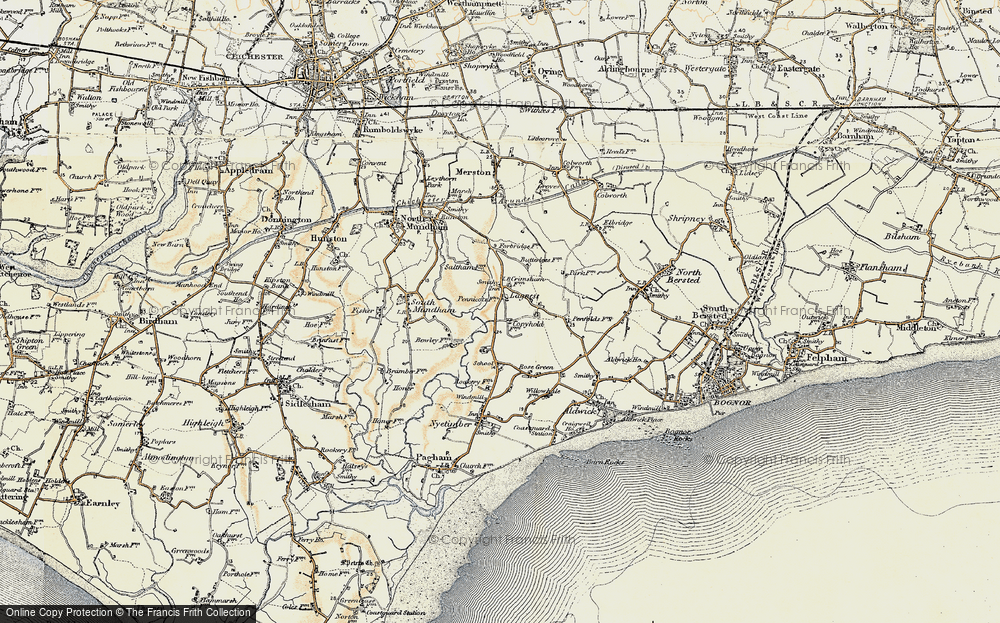 Old Map of Lagness, 1897-1899 in 1897-1899