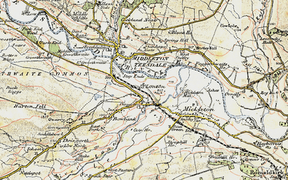 Old map of Laithkirk in 1903-1904
