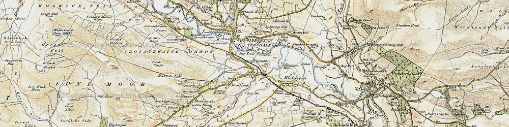 Old map of Laithkirk in 1903-1904