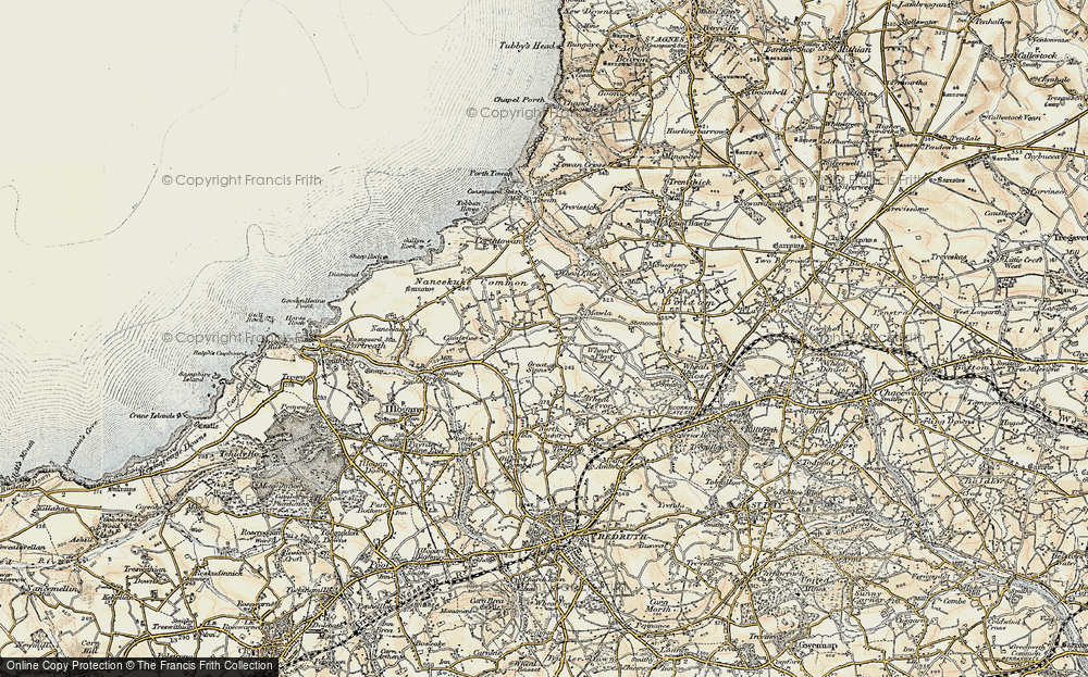Old Map of Laity Moor, 1900 in 1900