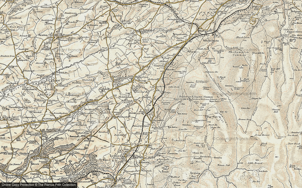 Old Map of Lake, 1899-1900 in 1899-1900