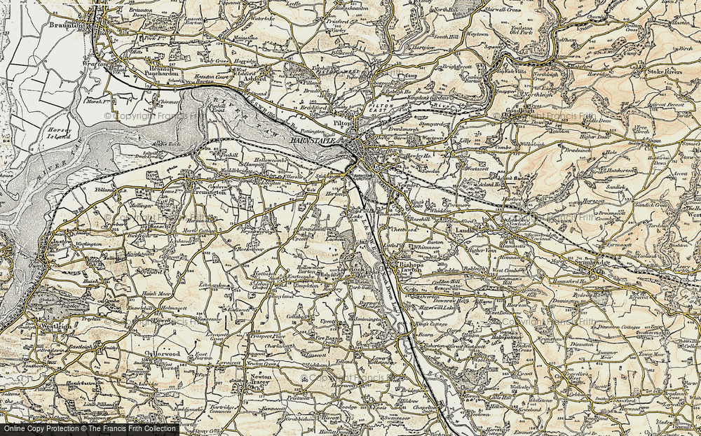 Old Map of Lake, 1900 in 1900