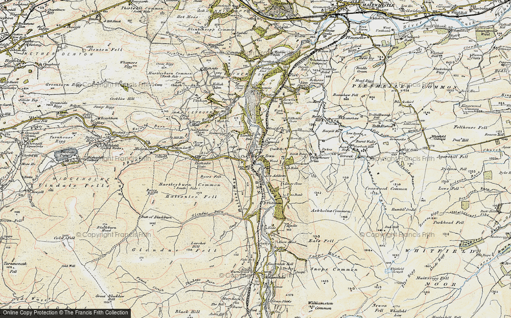 Old Map of Lambley, 1901-1904 in 1901-1904