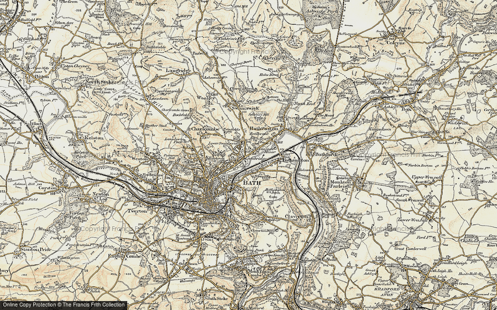 Old Map of Lambridge, 1899 in 1899