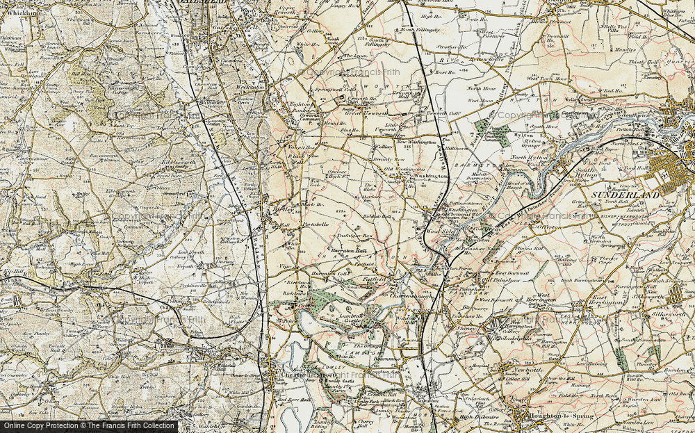 Old Map of Lambton, 1901-1904 in 1901-1904