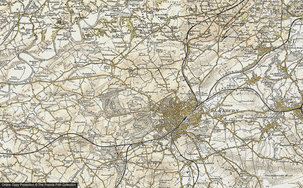 Old Map of Lammack, 1903 in 1903