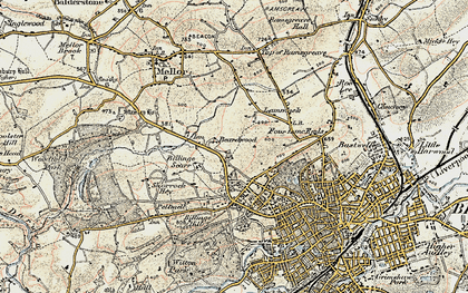 Old map of Lammack in 1903