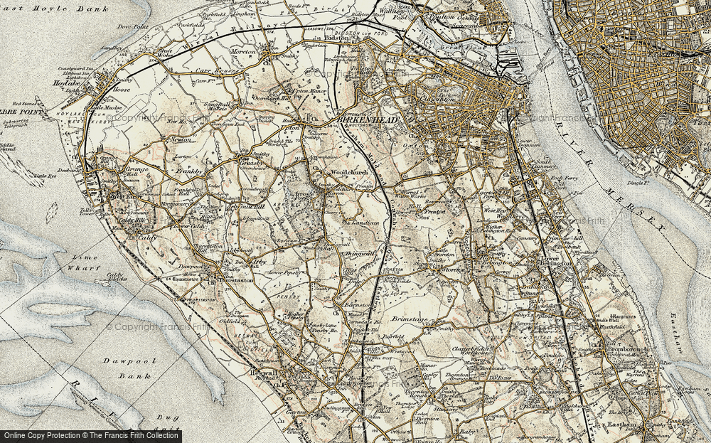 Old Map of Landican, 1902-1903 in 1902-1903