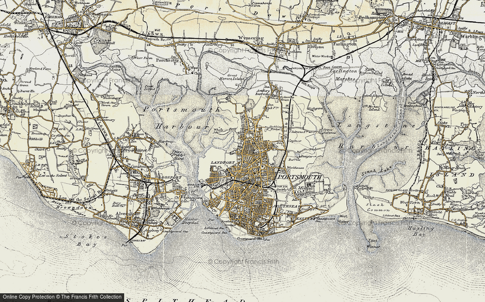 Old Map of Landport, 1897-1899 in 1897-1899