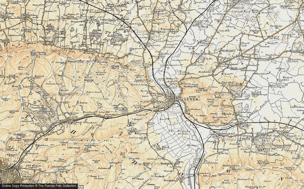Old Map of Landport, 1898 in 1898