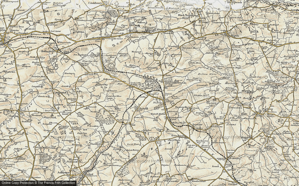 Old Map of Lane End, 1900 in 1900