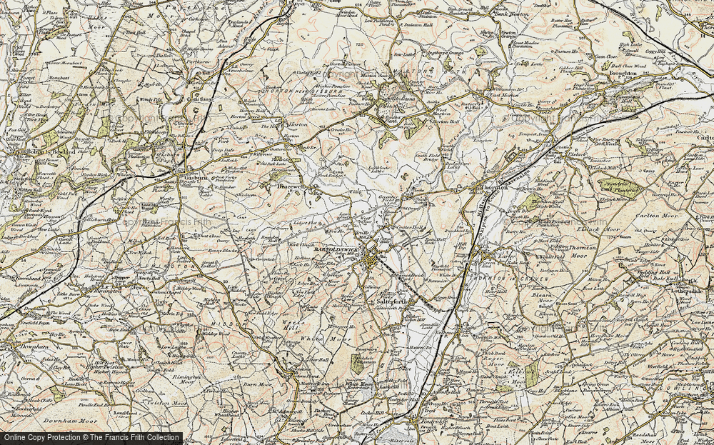 Old Map of Lane End, 1903-1904 in 1903-1904