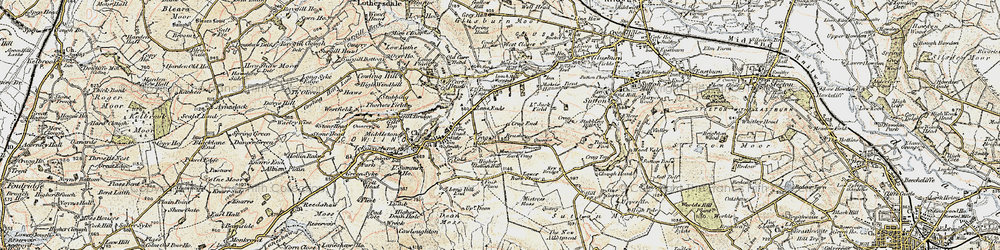 Old map of Brush in 1903-1904