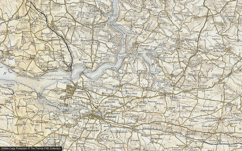 Old Map of Lane Head, 1901-1912 in 1901-1912