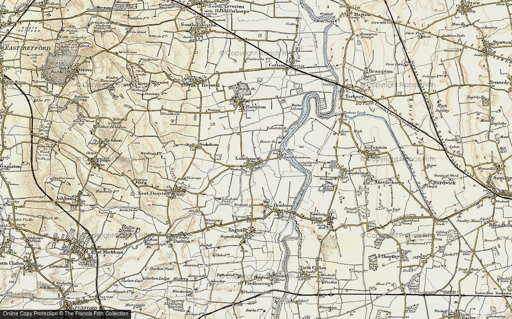 Old Map of Laneham, 1902-1903 in 1902-1903