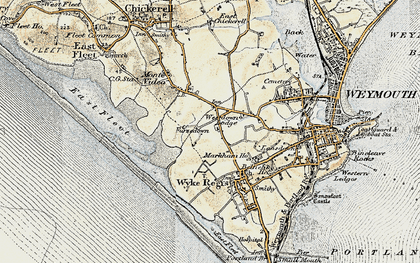 Old map of Lanehouse in 1899