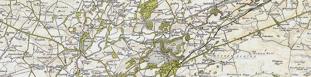 Old map of Lanercost Br in 1901-1904