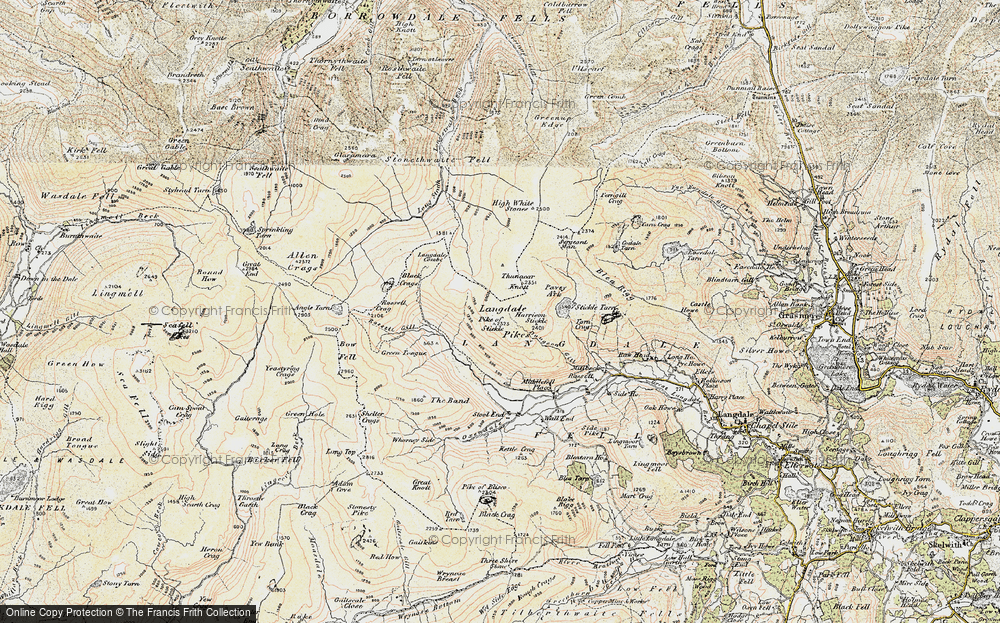 Langdale Pikes, 1903-1904