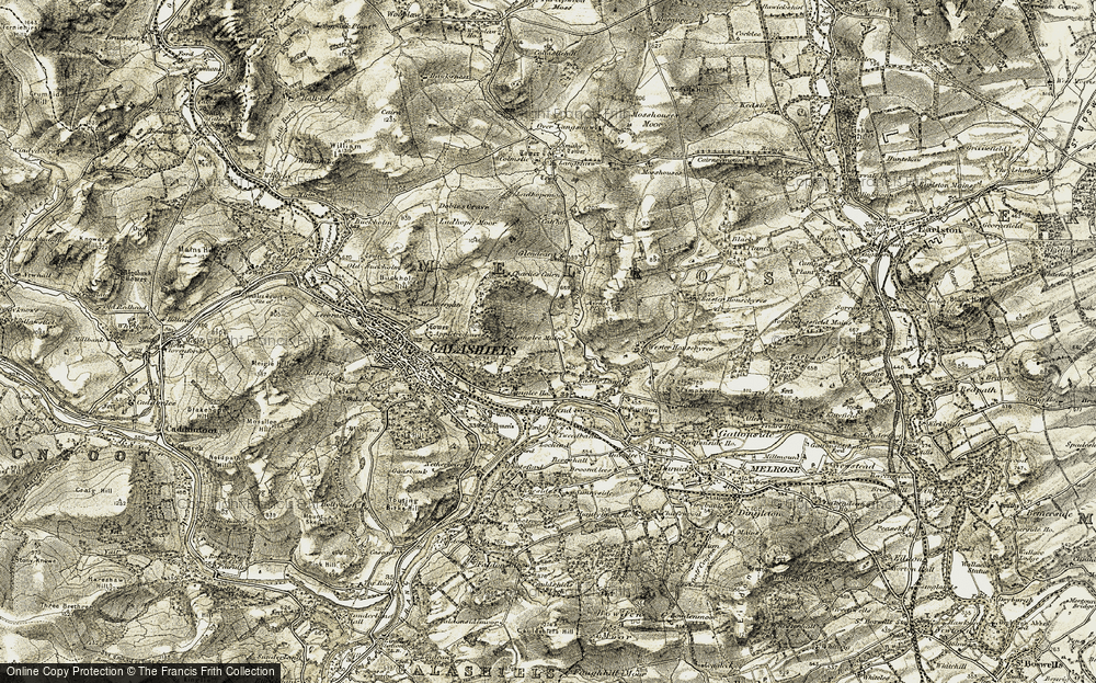 Old Map of Langlee Mains, 1901-1904 in 1901-1904