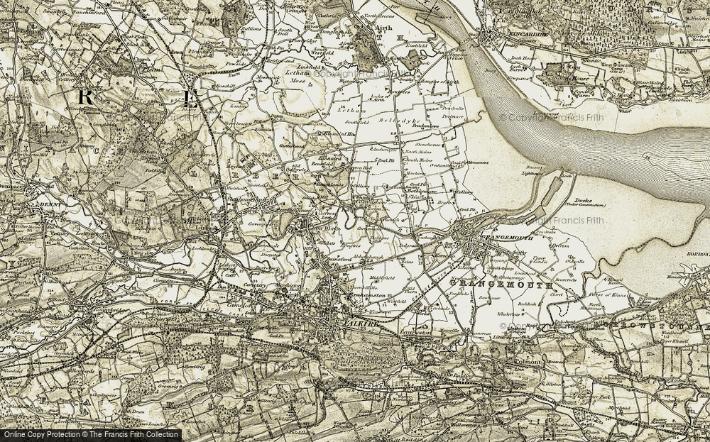 Old Map of Langlees, 1904-1906 in 1904-1906