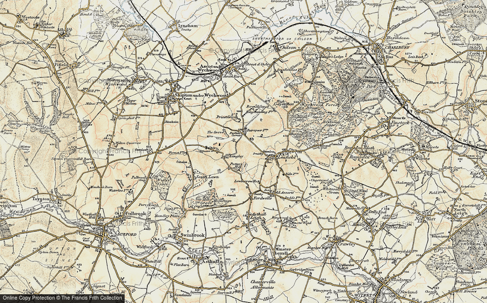 Old Map of Langley, 1898-1899 in 1898-1899