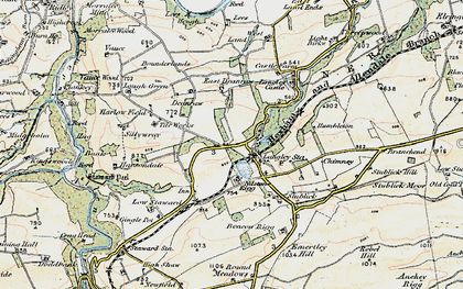 Old map of Langley in 1901-1904