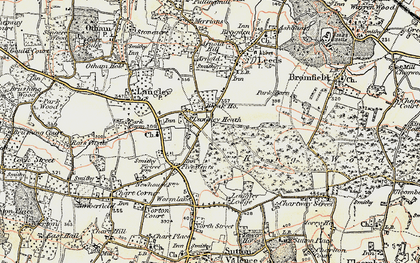 Old map of Abbey Wood in 1897-1898
