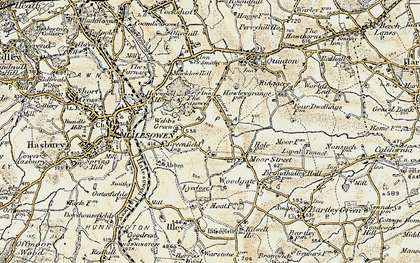 Old map of Lapal in 1901-1902