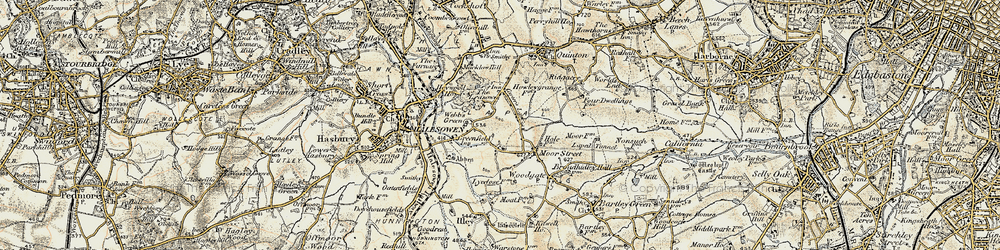 Old map of Lapal in 1901-1902