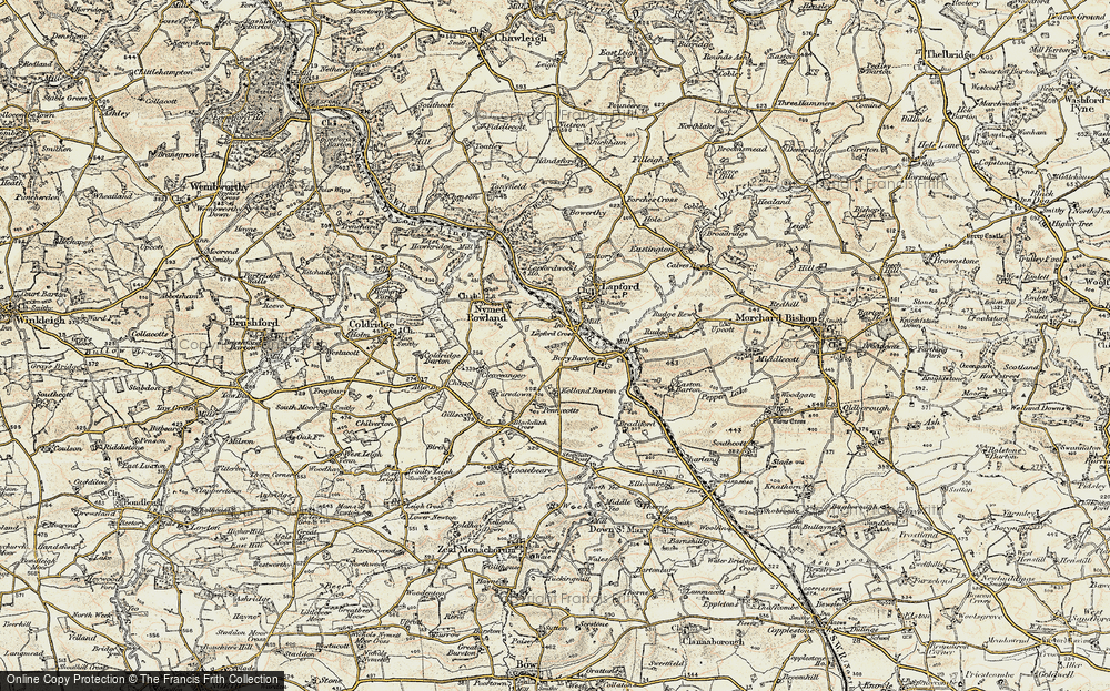 Lapford Cross, 1899-1900