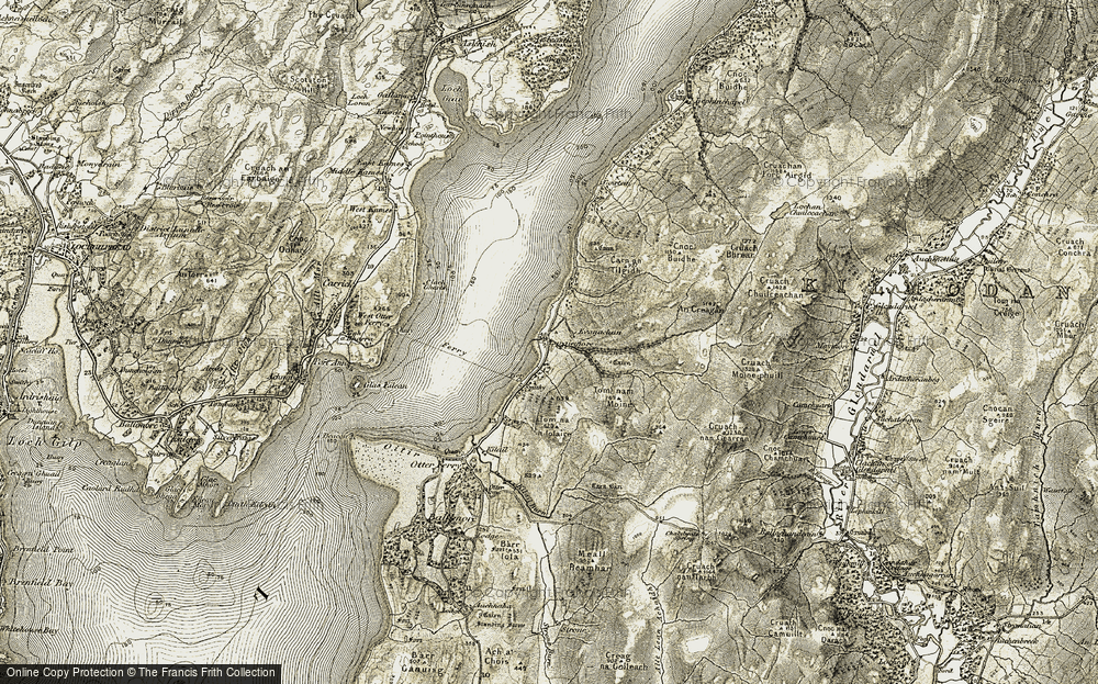 Old Map of Largiemore, 1906-1907 in 1906-1907