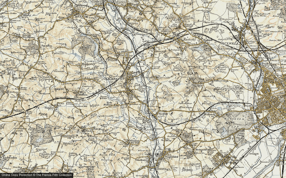 Old Map of Larklands, 1902-1903 in 1902-1903