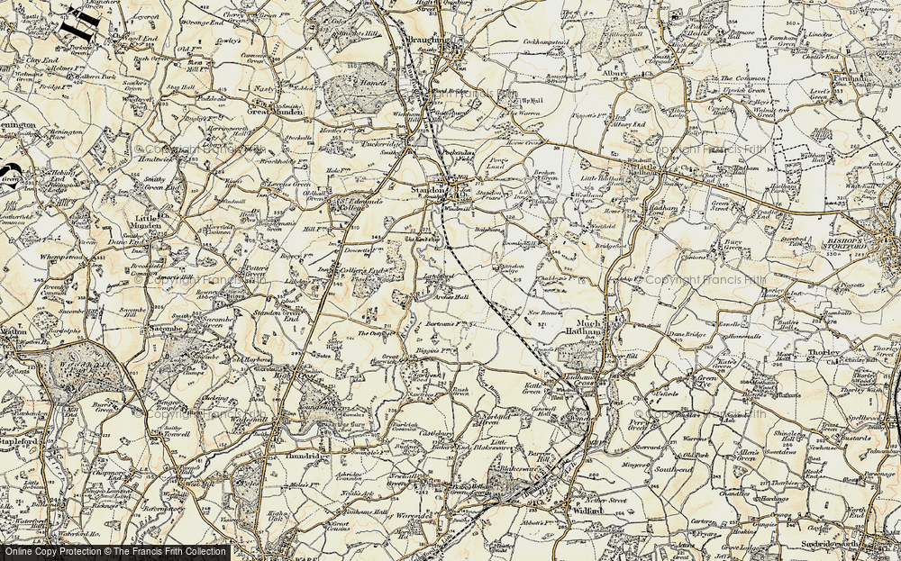 Old Map of Latchford, 1898-1899 in 1898-1899