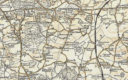 Old map of Latchmere Green in 1897-1900