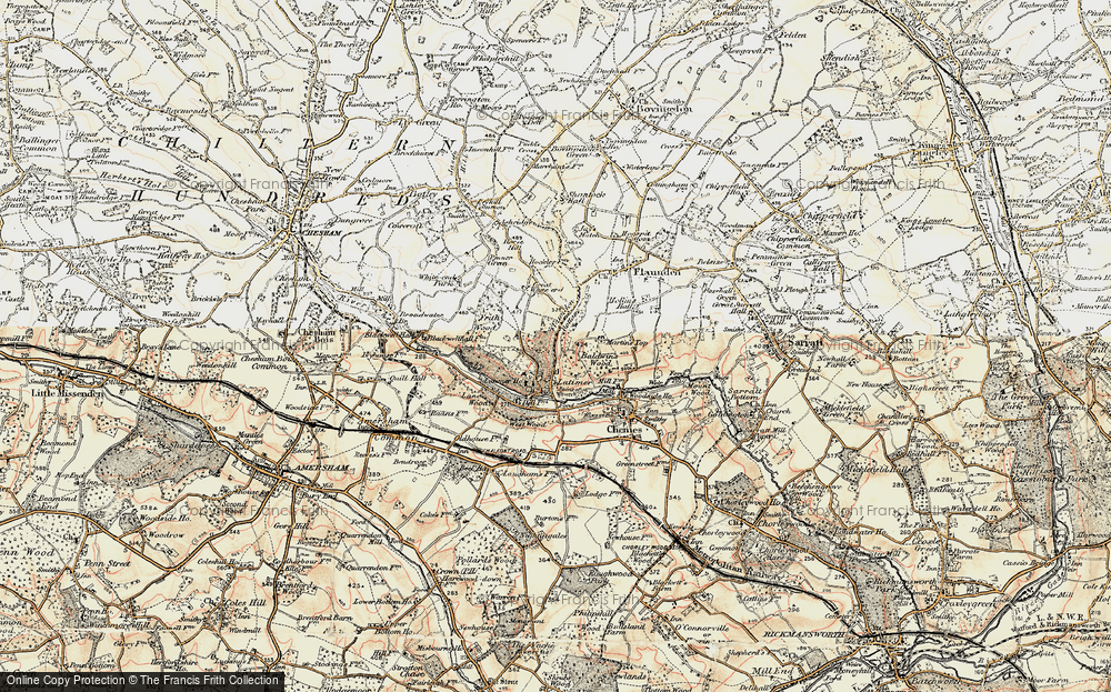 Old Map of Latimer, 1897-1898 in 1897-1898