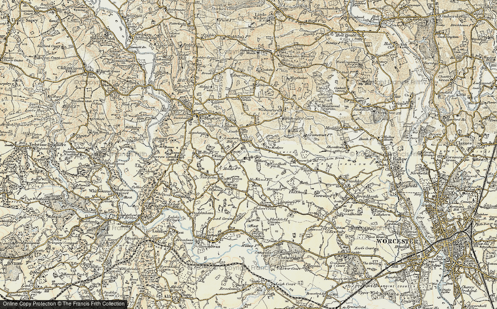 Old Map of Laughern Hill, 1899-1902 in 1899-1902