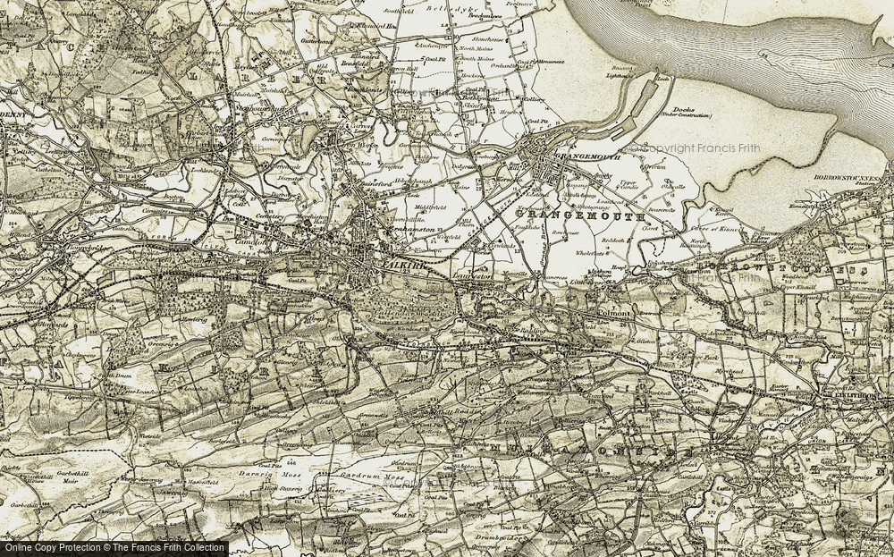 Old Map of Laurieston, 1904-1906 in 1904-1906