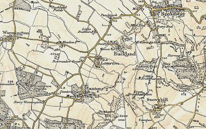 Old map of Laverton in 1899-1901