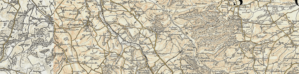 Old map of Lawford in 1898-1900