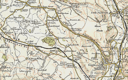 Old map of Buck Haw Brow in 1903-1904