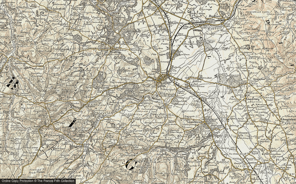 Old Map of Lawnt, 1902-1903 in 1902-1903