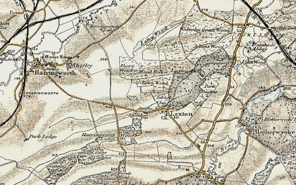Old map of Adams Wood in 1901-1903